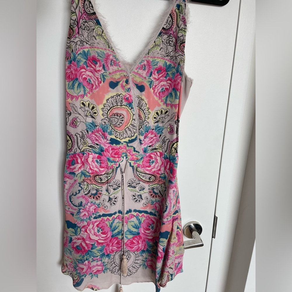 Rory beca silk floral dress xs
